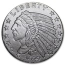 1/10 oz Silver Round - Incuse Indian 1/10 oz Silver Round - Incuse Indian
